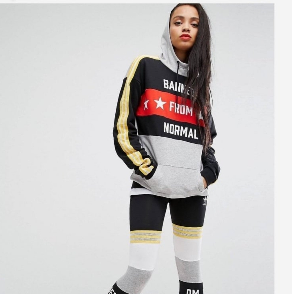 NWT Adidas Rita Ora Collab Hoodie Sweatshirt Banned